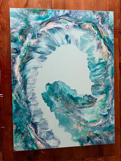 The Wave I Survived (30"x40")