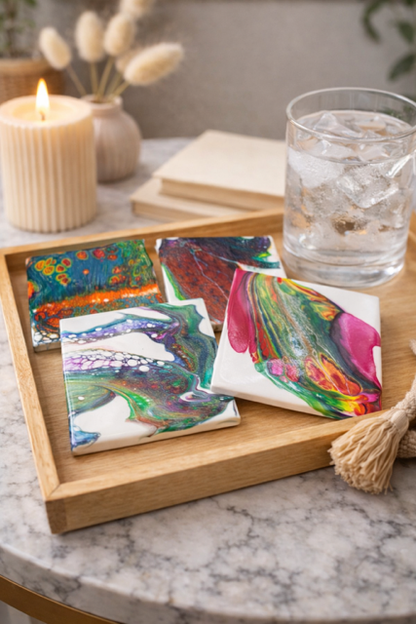 Color Returns - Set of 4 Coasters