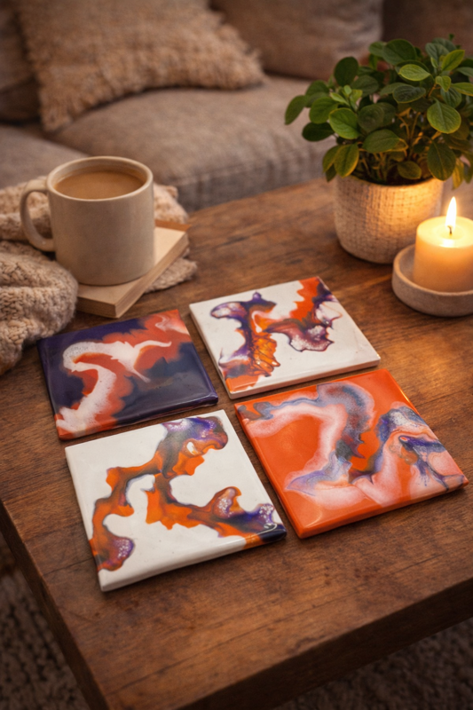 Courage to Feel - Set of 4 Coaster