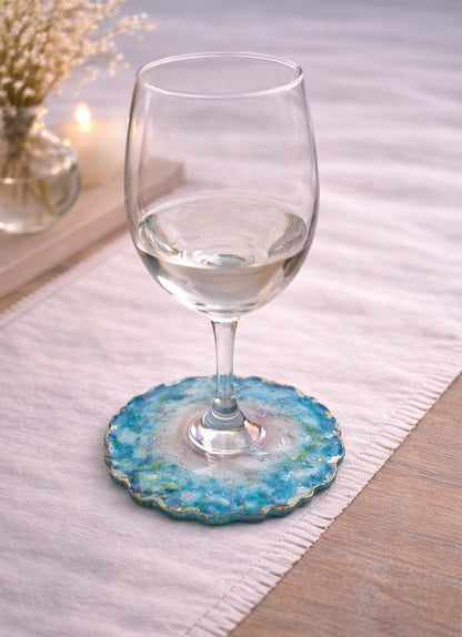 Under the Sea Wine Glass - Oversized Base