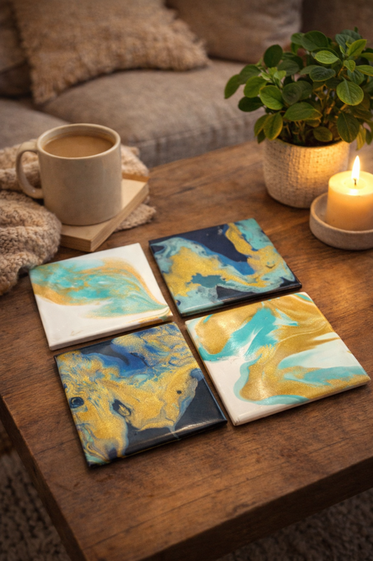 Tides of Light - Set of 4 Coasters