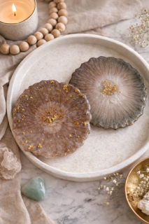 Mineral Bloom Coasters - Set of 2