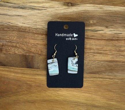 Blue, Black, & White Dangles