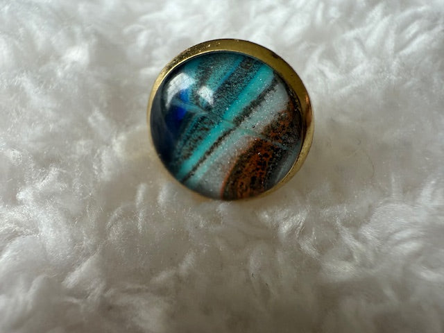 Gold/Earth Tone Stud Earrings