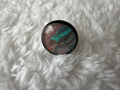 Black/Multi Color Studs