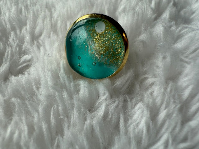Gold & Turquoise Studs