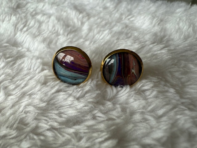Gold/Earth Tone Studs
