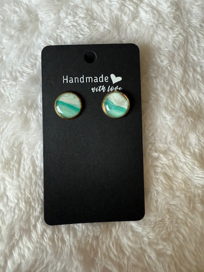 Gold Cloud Studs