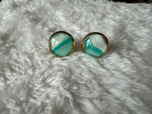 Gold Cloud Studs