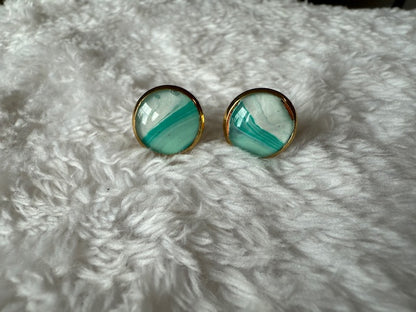 Gold Cloud Studs