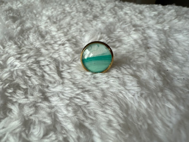 Gold Cloud Studs