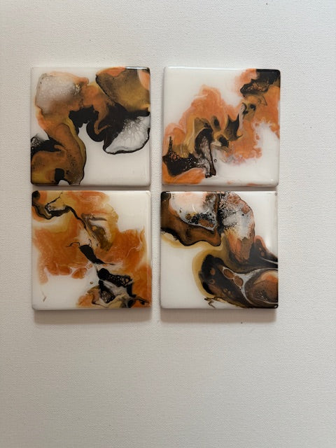Golden Ground - Set of 4 Coasters
