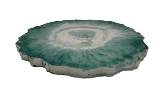 Seafoam Crystal Tide Coaster Set - Set of 2