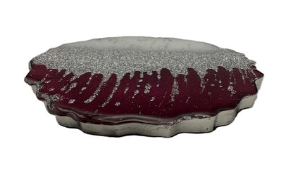 Midnight Frost Shimmer Coaster Set - Set of 4