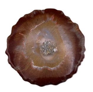 Warm Ember Geode Coaster Set - Set of 2