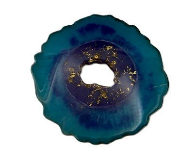 Midnight Tides Geode Coasters - Set of 2
