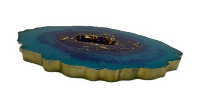Midnight Tides Geode Coasters - Set of 2