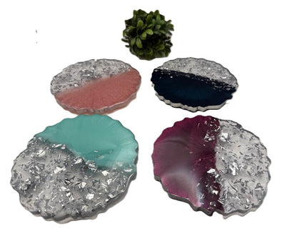 Crystal Bloom Quartet Coaster Set - Set of 4