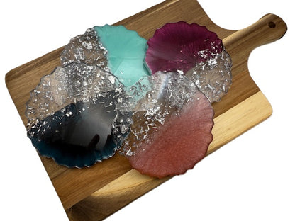 Crystal Bloom Quartet Coaster Set - Set of 4