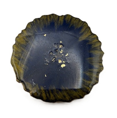 Midnight Bloom Geode Coaster Set - Set of 2