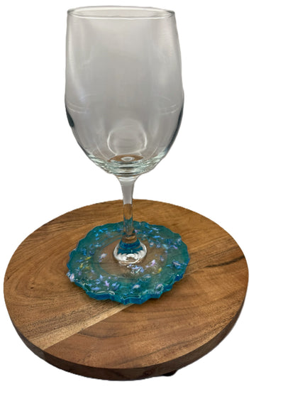 Under the Sea Wine Glass - Oversized Base