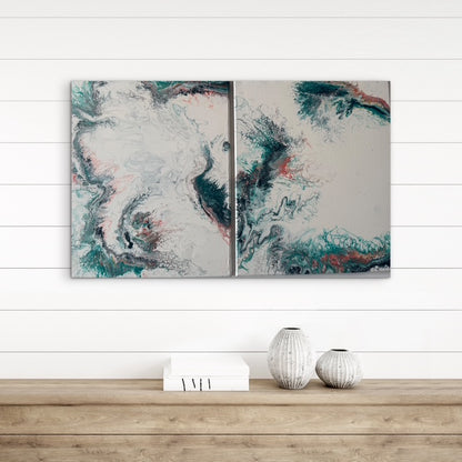 Calm Currents - Set of 2 16x20's