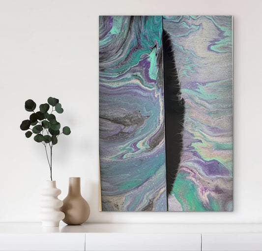 Parallel Skies - Set of two 36x12'x